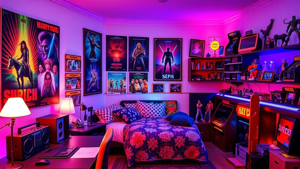 80s stranger things room