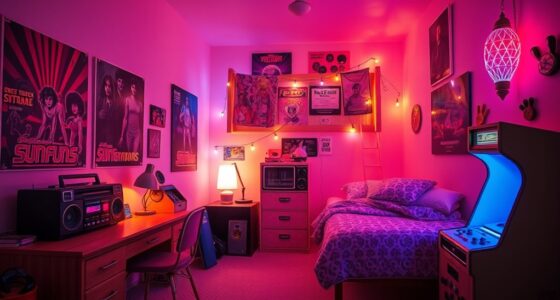 80s teen bedroom decor