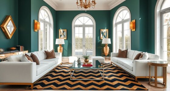 art deco modern fusion