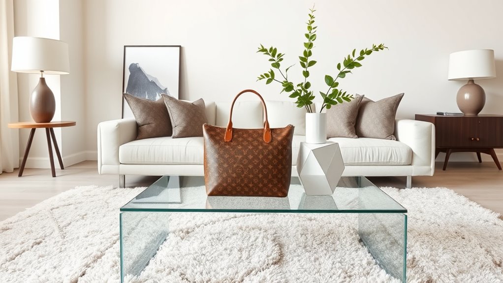 balanced vintage modern decor