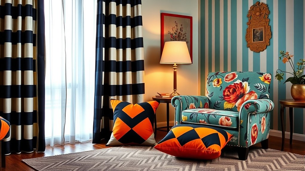 bold patterns and vibrant textures