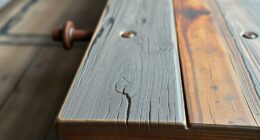 create a distressed industrial furniture finish