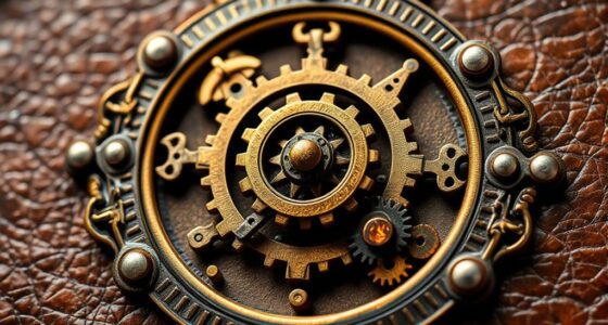 create vintage space emblem