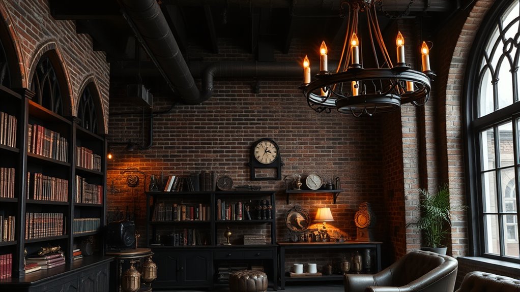 dark academia industrial aesthetic