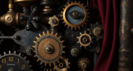 dark tones define steampunk