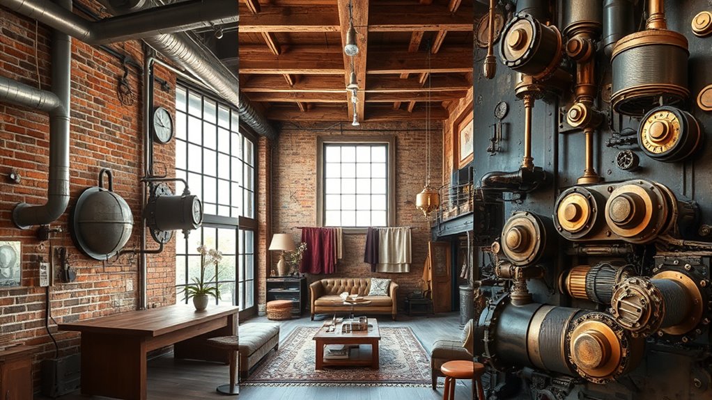 decor styles contrasted