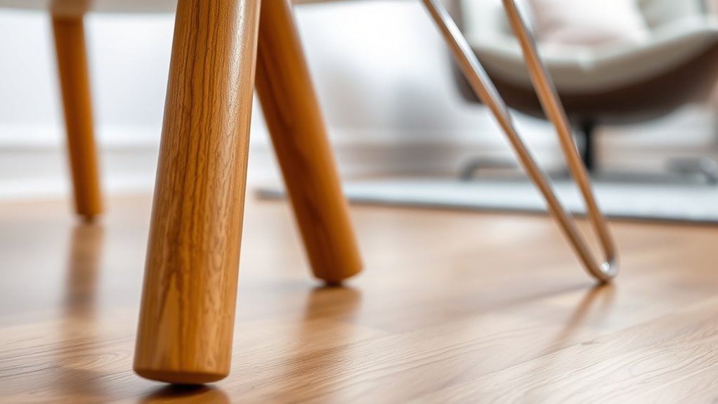 distinctive tapered and hairpin legs