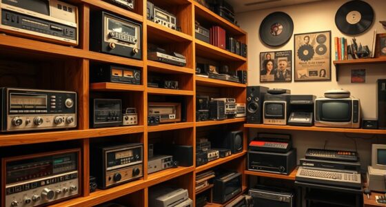 home vintage tech displays