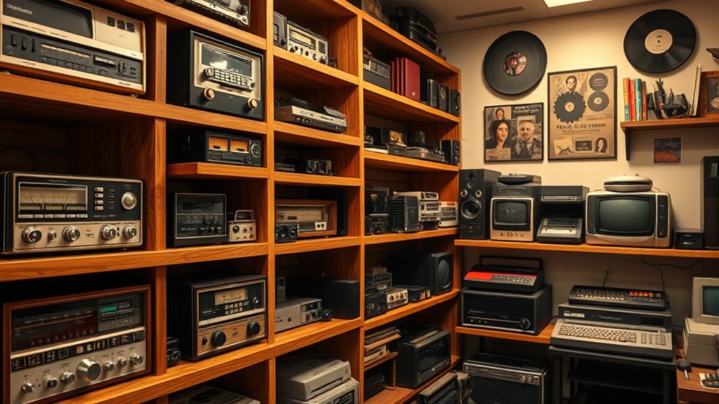 home vintage tech displays