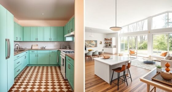 kitchen layout transformations