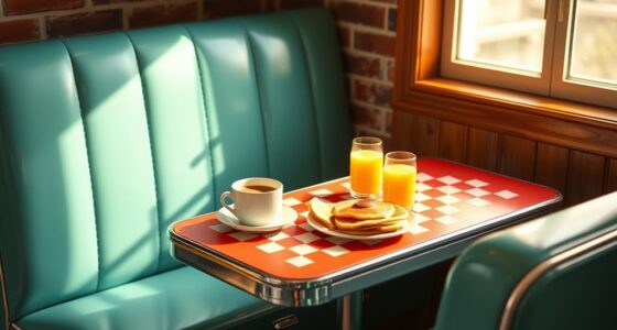 kitchen nook diner booth