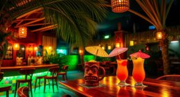 mid century tiki decor