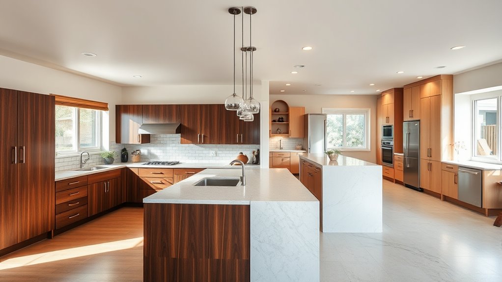 modern open kitchen flexibility