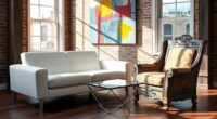 modern vintage furniture blend