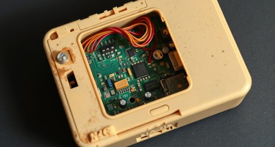 opening a vintage device