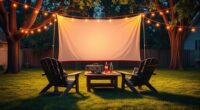outdoor retro movie nights