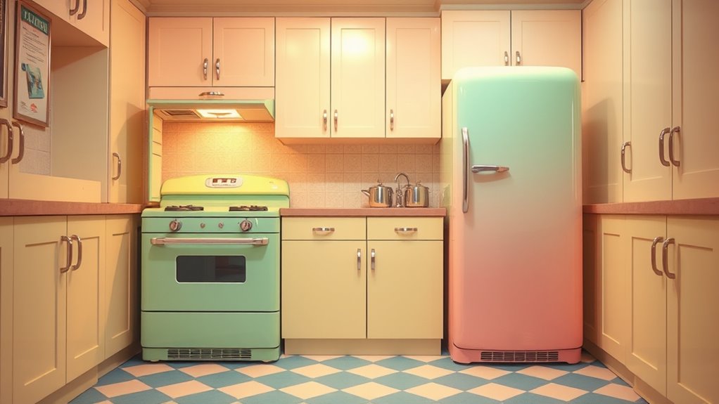 pastel kitchen appliance trend
