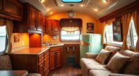 retro camper interior decor