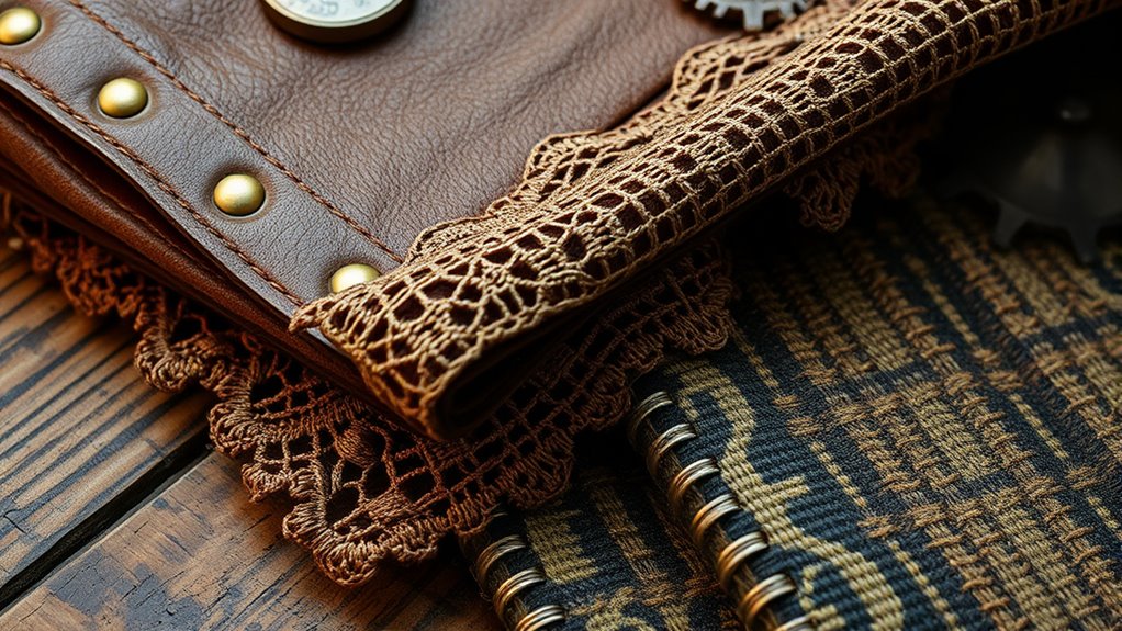 retro industrial fabric selection