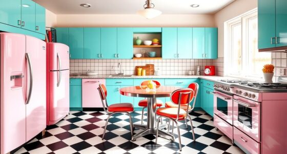 retro kitchen layout tips