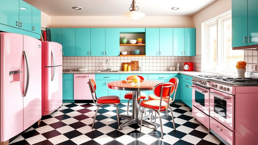 retro kitchen layout tips