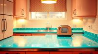 retro laminate kitchen surfaces