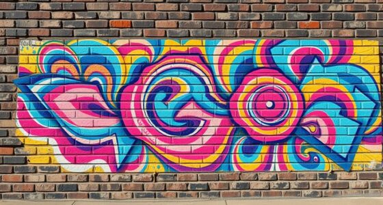 retro mural art revival