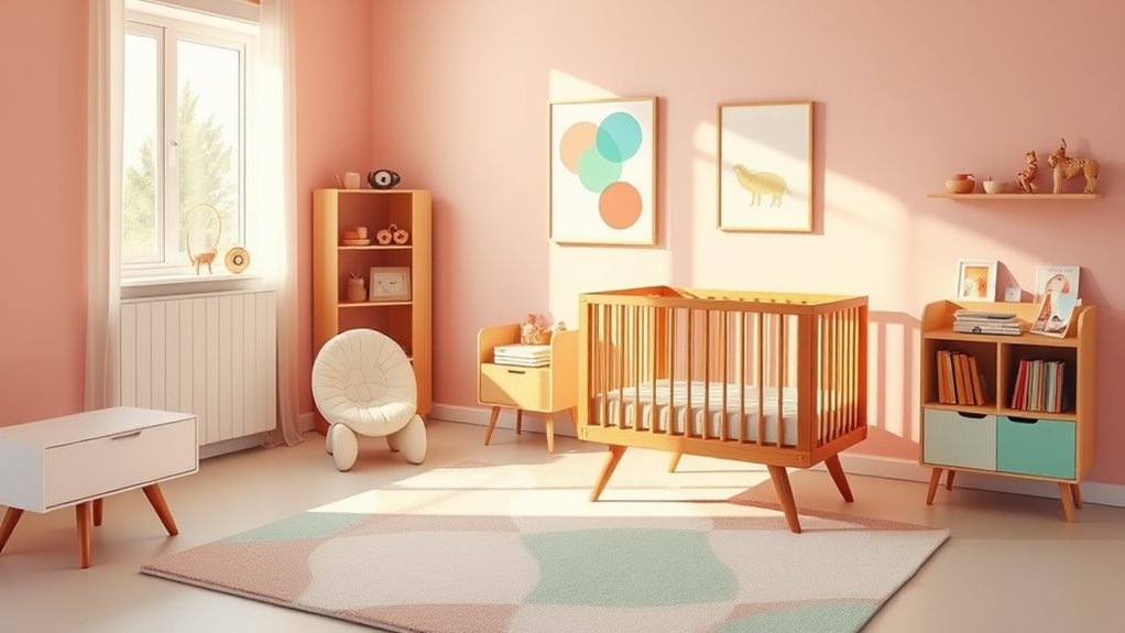 retro nursery design inspiration