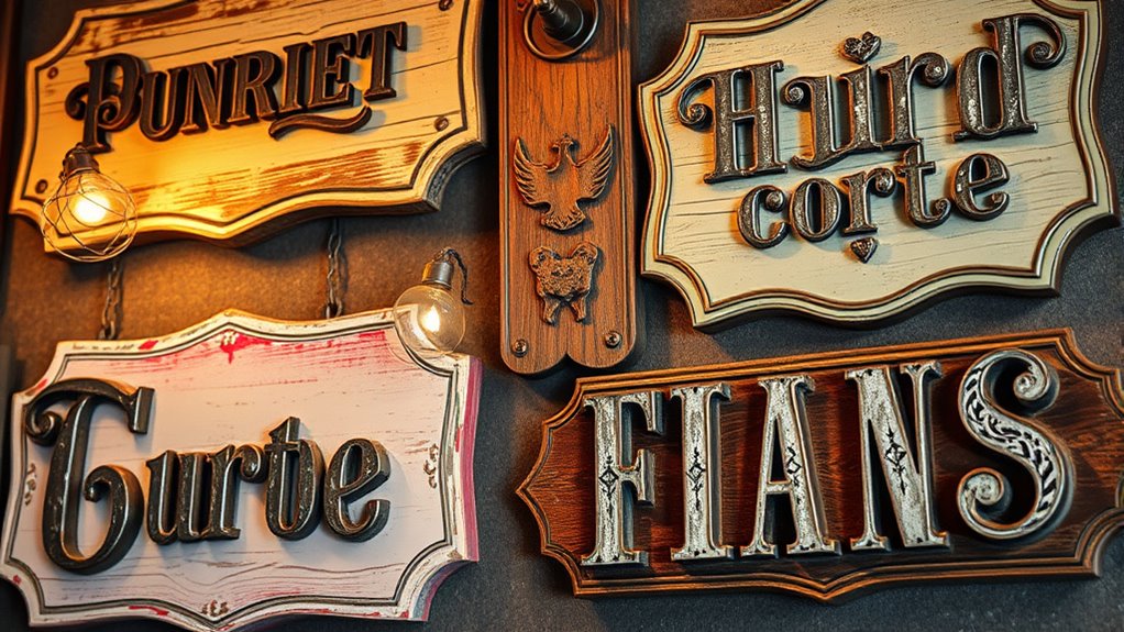 retro style wall art