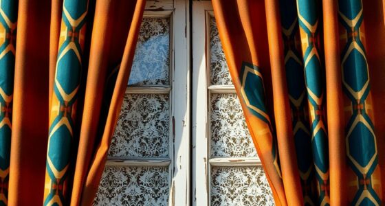 retro style window coverings