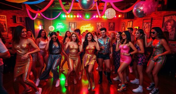 retro theme night celebration