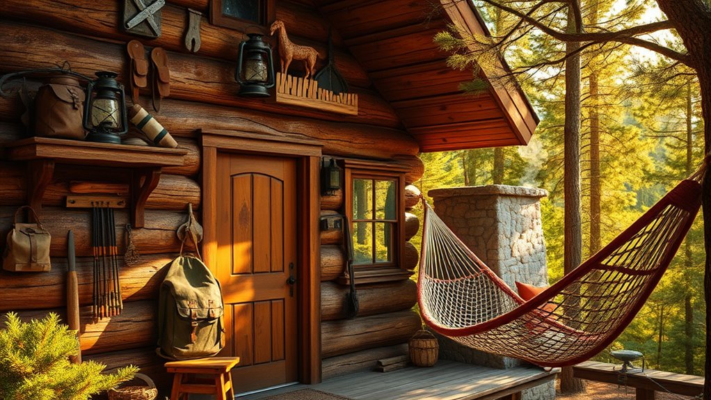 rustic summer cabin decor
