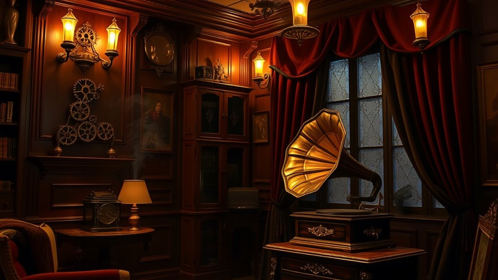 steampunk ambiance with sound