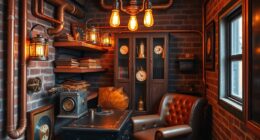 steampunk apartment small space