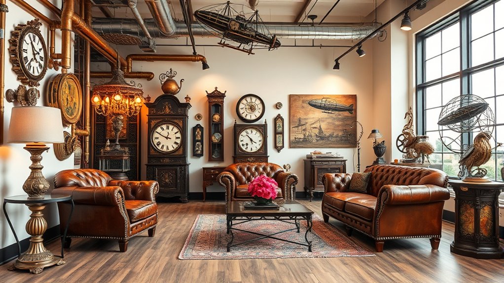 steampunk artists home decor