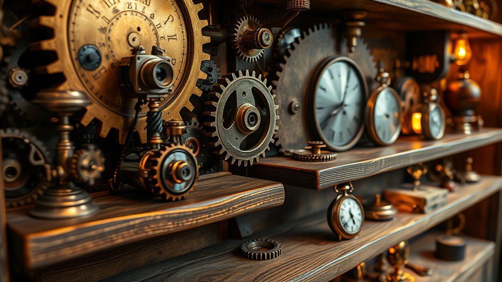 steampunk decor accessories collection