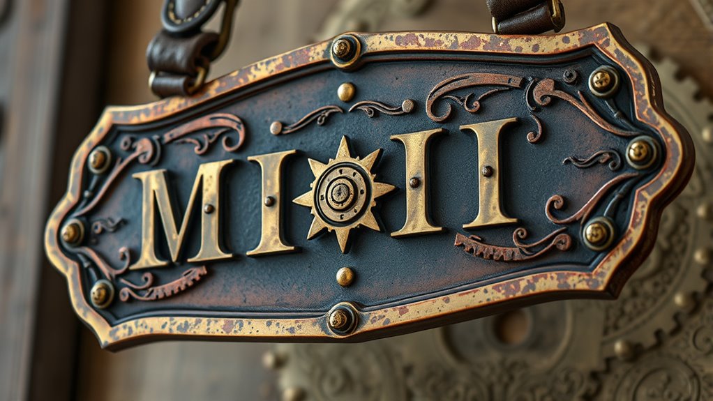 steampunk diy vintage signs