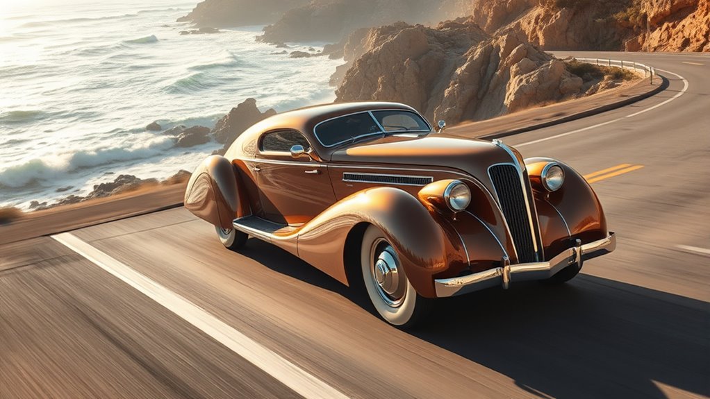 streamlined modern aerodynamic design