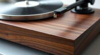 turntable base and sound