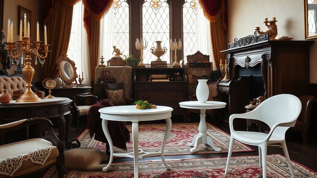 victorian clutter versus modern simplicity