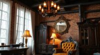 victorian industrial interior fusion