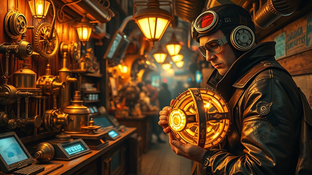 victorian inspired futuristic craftsmanship