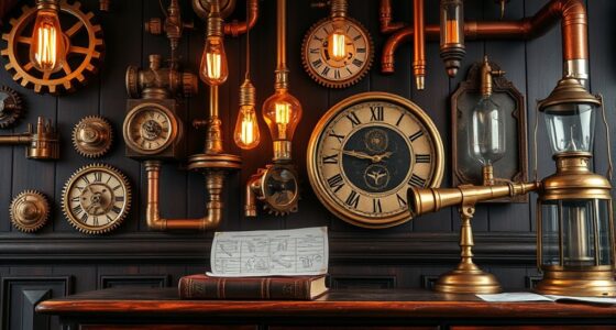 victorian inspired steampunk decor