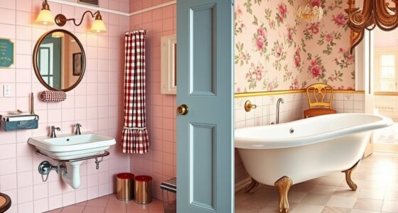 vintage bath style evolution