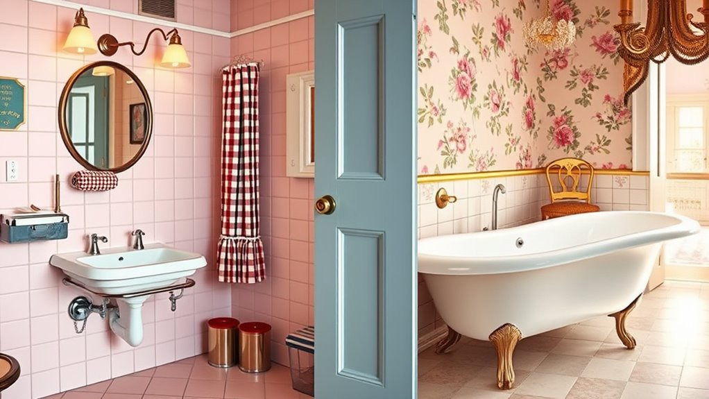vintage bath style evolution