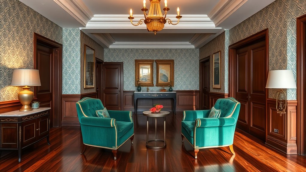 vintage color schemes and lighting