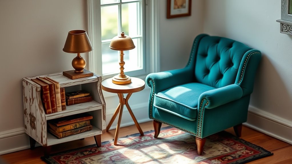 vintage decor for small spaces