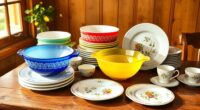 vintage dish collecting ideas