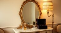 vintage glam bedroom vanity