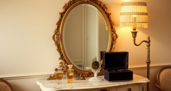 vintage glam bedroom vanity
